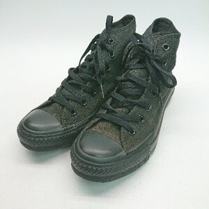 ◇ CONVERSE オールスター ALLSTAR ハイカット オールシーズン スニーカー サイズ24 ブラック レディース E