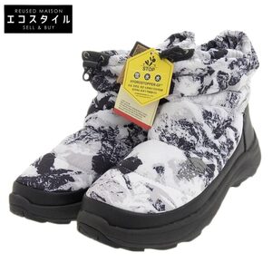 新品同様 THE NORTH FACE ノースフェイス BOOTIE ブーツ シューズ メンズ ブラック×ホワイト 28.0cm NS99N53D