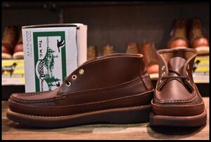 【8E 箱付 未使用】RUSSELL MOCCASIN ラッセルモカシン 200-27W スポーティングクレーチャッカ ブラウン 茶 短靴 ブーツ HOPESMORE