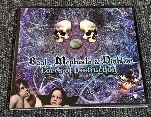 ♪BAAL,MEPHISTO & DIABLOS / Lords of Destruction♪ DARK-PSY ダークサイケ Savage Scream TRIPLAG MUSIC 送料2枚まで100円