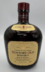 【未開栓】 SUNTORY OLD WHISKY サントリー オールド ウイスキー 寿 リッチ & メロー 43% 700ml 箱なし お酒 