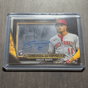 Noelvi Marte RC Auto /25 Pentamerous Penmanship 2024 Topps Five Star Baseball MLB Autograph 直筆サイン