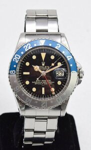 【収蔵級】ROLEX/ロレックス 1675 GMT-Master Gilt Underline Dial ギルトアンダーラインダイヤル #HK9757