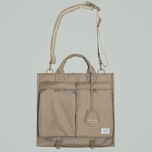 23ss PORTER x hyke 吉田カバン 2WAY TOTE BAG トートバッグ ショルダーバッグ 斜め掛け ナイロン サンドストーン ポーター