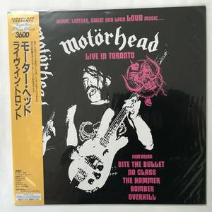 SEALED MOTORHEAD LIVE IN TORONTO LASERDISC　新品未開封