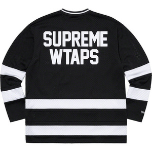 希少★新品本物【黒★XL】Mitchell & Ness HOCKEY JERSEY ミッチェル ネス ホッケージャージ 正規店購入 シュプリーム 限定品 Supreme 21AW