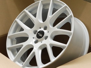 新品 17インチ 7.5J 4-100 ハブ径56.1 ホワイト タイヤ付4本SET 205/45R17 グッドイヤー LS EXE ミニ R50 R52 R53 R54 R55 R56 (W2328-0)