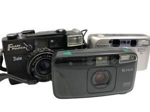 1円～ FUJI CARDIA mini EVERY DAY OP・FUJICA FLASH DATE・FUJIFILM Silvi 90 ジャンク コンパクトカメラ コレクション コレクター必見