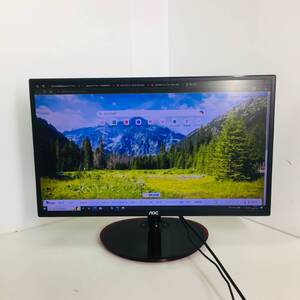 □AOC 21.5インチ ゲーミングモニター PCモニター 液晶モニター E2261FWH 【映像（液晶表示）のみ確認】