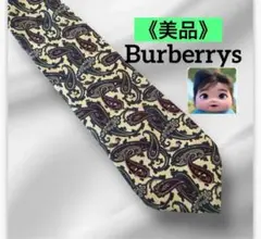 美品　Burberrys バーバリー　父の日　日本製　シルク　高級ネクタイ　派手