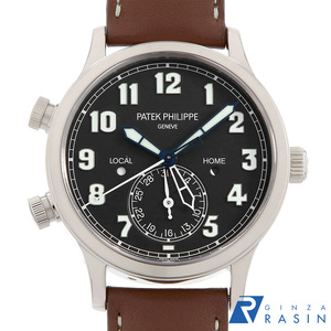 パテックフィリップ カラトラバ パイロット トラベルタイム 5524G-001 中古 メンズ 腕時計　