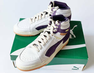 PUMA SLIPSTREAM MID SC White/Sweet Grape プーマ スリップストーム ミッド バスケットボールシューズ US7.5 25.5cm スカンジナビア