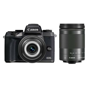 中古 １年保証 美品 Canon EOS M5 28mm 18-150mm ダブルレンズキット