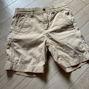 100円スタート！　GAP ハーフパンツ 110サイズ　ベージュ