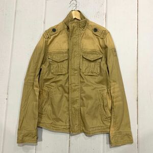 PP▼ 人気モデル!! Abercrombie＆Fitch アバクロンビーアンドフィッチ SENTINEL JACKET コットン100% ジップアップ ジャケット size:M 古着