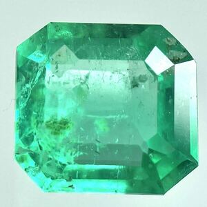 ［天然エメラルド0.728ct］J 約5.7×5.3mmソーティング付 ルース 裸石 宝石 ジュエリー emerald beryl ベリル　テDG0