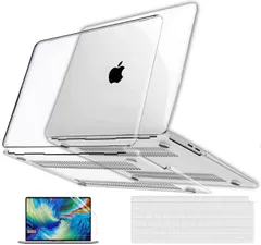 MacBook Air 13.6インチ用 透明ケース プラスチック製 保護用ハードシェルカバー&キーボードカバー&キーボードスキン 対応機種：MacBook Air 13.6インチ 2022年モデル A2681