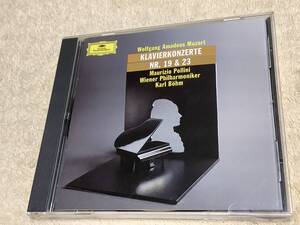 a 輸入盤 モーツァルト：MOZART:KLAVIERKONZERTE NR.19&23 POLLINI / WIENER PHILHARMONIkER / BOHM ポリーニ、ボーム / 429 812-2