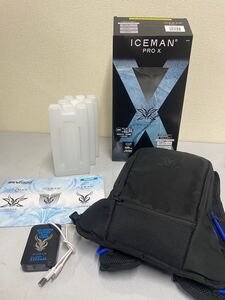 ※ICEMAN PRO X アイスマンプロ水冷ベスト バイク用品ベスト リチウムイオン タイマー付きバッテリー 使用数回 動作未確認