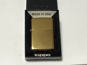 未使用 ZIPPO ジッポー チタニュームコーティング ゴールド 2019年製 TITANUM GOLD ケース付き アメリカ USA 喫煙具 MADE IN USA