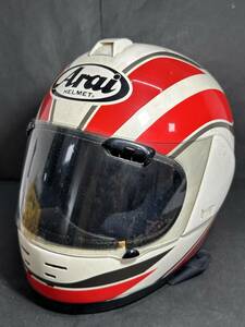 ★コレクター必見！！ Arai RAPIDE-IR UNO アライ ラパイド フルフェイス ヘルメット レッド 59-60㎝ 訳有 バイク用品 ビンテージ K295