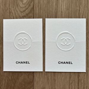 シャネル CHANEL テスターカード ムエット かわいい おしゃれ ムエット紙 コレクション グッズ ロゴ　マーク ノベルティー アメニティ