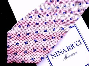 ★☆*:.*:【新品】3847 ニナリッチ【NINA RICCI】【花】ネクタイ