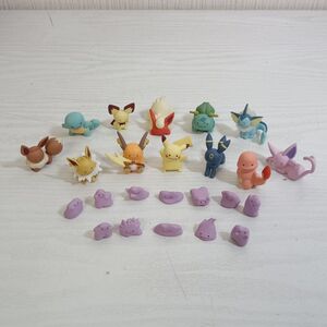 雀139【送60】1円～ ポケモン ポケットモンスター フィギュアコレクション へんしん!メタモン 12種 まとめセット (ピカチュウ ヒトカゲ 他