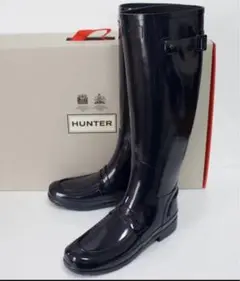 HUNTERレインシューズ(ネイビー)