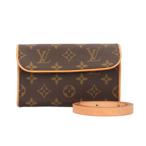 ルイヴィトン ポシェットフロランティーヌ モノグラム ウエストバッグ モノグラムキャンバス ブラウン ユニセックス LOUIS VUITTON 中古