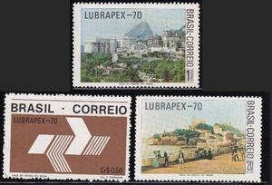 ak1424 ブラジル 1970 切手展 #1176-8