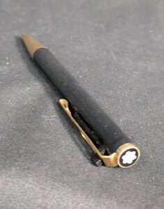 MIK1183　MONTBLANC★ハンマートリガー式★モンブラン★ボールペン★ブラック＆ゴールド【1円スタート】コレクション