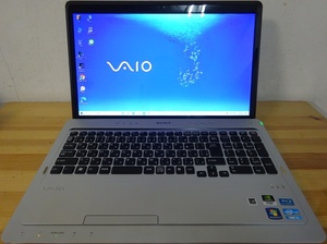 ソニーノートパソコン VAIO VPCF247FJ/Core i5-2450QM 2.5GHz/4GB/500GB/BD/中古特価良品