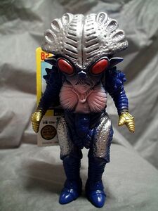 ウルトラマンゼアス④木U　旧型 バンダイ タグ付 怪獣 ソフビ 人形 ベンゼン星人 1996年「検 東宝映画 ウルトラ怪獣シリーズ