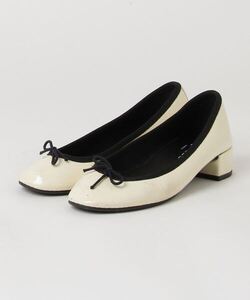 「Repetto」 リボンパンプス 35 イエロー レディース