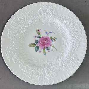 ◆ SPODE スポード BRIDAL ROSE ブライダルローズ プレート 径26.5㎝ ◆