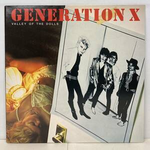 GENERATION X/ VALLEY OF THE DOLLS (LP) UK ORIGINAL/PROD. BY IAN HUNTER (g438)