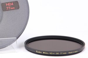 【 極美品 】 Kenko 減光フィルター Zeta ND-4(W) 77mm