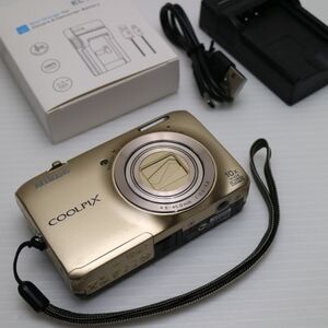 美品 COOLPIX S6300 エレガントゴールド 即日発送 デジカメ Nikon デジタルカメラ 本体 あすつく 土日祝発送OK