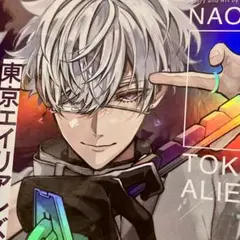 東京エイリアンズ NAOE   メタリックビジュアルシート 雨宮零士 ver.2