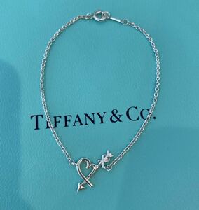 新品 未使用 正規品 ティファニー tiffany&co ブレスレット アローハート シルバー ケース巾着 紙袋 リボン ハート 弓 アロー 　プレゼント