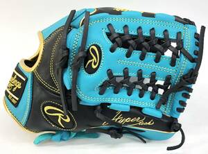 軟式野球グラブ Rawlings ローリングス HYPER TECH COLOR SYNC GR3HTCN55W 11 3/4 INCH ブラックXグリーン オールフィルダー 未使用 Yo