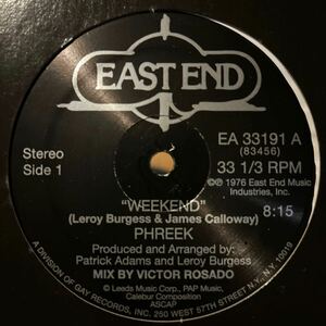 [ Phreek - Weekend - East End - EA 33191 ] Victor Rosado