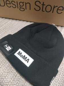 新品 未使用 NEW ERA MOMA 別注 ニットキャップ 黒 ブラック ニット帽子 ニューエラ フリーサイズ ニューヨーク 近代美術館 モマ