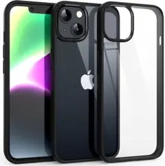 ✨新商品✨iPhone14 ケース クリア 衝撃吸収 （ブラック）