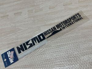 未使用品★NISMO ニスモ 日産モータースポーツインターナショナル ステッカー 絶版品 カッティングステッカー デカール 新品★当時物