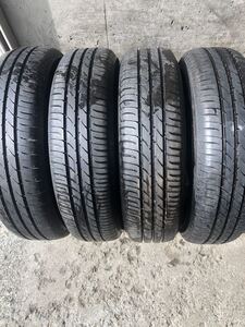 165/80R13 TOYO/NANOENERGY 3PLUS 夏タイヤ 4本 16年 バリ山