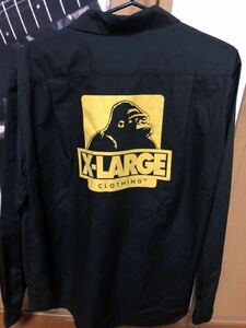 XLARGE 長袖ワークシャツ　即決のみ送料込み