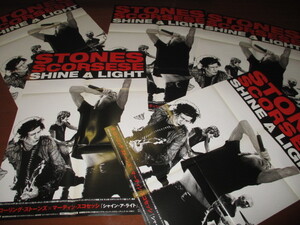 rolling stones shine a light (ポスター5枚セット送料込!! 730mmX510mm)