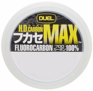 DUEL(デュエル) フロロライン 2.5号 H.D.CARBON フカセ MAX 50m 2.5号 ナチュラルクリアー 磯釣り フカセ H33